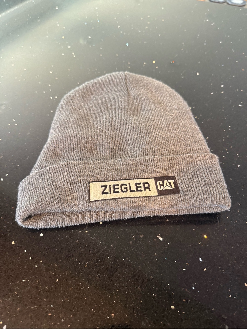 Ziegler CAT Gray Knit Beanie